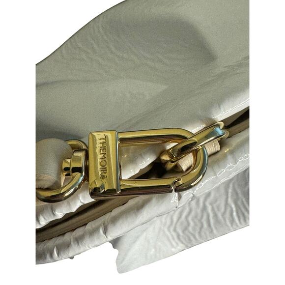 Themoire NWT Tia Pineapple Clutch Bag in Shell - Picture 8 of 16